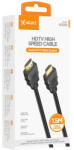 X-Start Cablu HDMI High Speed X-Start 4K Ultra HD, 1.5 Metri, Model HD004, Rezolutie 2160P 60Hz, Conectori Tata-Tata, PVC si Aliaj (HD004)