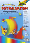 FOLIA Dekorkarton, 2 oldalas, 22, 5x32 cm, 300 g, 10 lap, FOLIA, szivárvány szín (77094) - alter