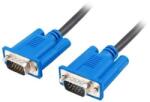 Lanberg VGA кабел Lanberg VGA M/M 1.8 м, двойно екраниран, с феритно ядро, черен (CA-VGAC-10CU-0018-BK) (CA-VGAC-10CU-0018-BK)