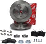  Féktárcsák + Betétek Hátsó Peugeot 308 Sw I, Partner; Citroen Berlingo