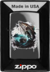 Zippo öngyújtó hal és csónak mintával 60007022