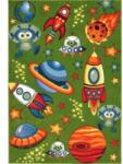 Delta Carpet Covor pentru Copii, 120 cm x 170 cm, Verde, Model Kolibri Cosmos (KOLIBRI-11200-130-1217) Covor
