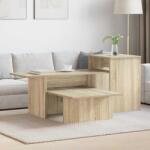 vidaXL Konzolasztal Sonoma tölgy 91, 5 x 35 x 38, 5 cm Faanyag (891162)