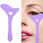  Szemceruza Stencil Professzionális Szilikon Szempillaspirál