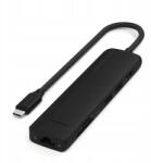 Satechi 7 az 1-ben Usb-c Slim Többportos Adapter MacBook Pro-hoz Ethernet és Hdmi csatlakozóval (ST-P7SK)