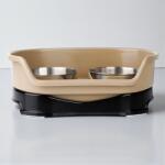 Nunbell Kisállat magasított, duplatálkás etető és itató állomás