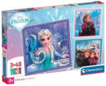 Clementoni Disney Jégvarázs Snowy Bond 3x48 db-os puzzle Clementoni (25021)