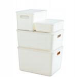  4 db-os műanyag tároló doboz szett - konyha, fürdőszoba, otthon (SCSET4)