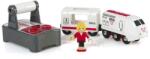 BRIO Trenulet pasageri cu telecomanda (OLP102233510) Trenulet
