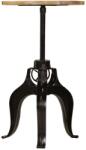 vidaXL Masă de bar, lemn masiv de mango, 60 x (76-110) cm (245266)