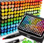 Sternhoff 168 db kétoldalas Átlátszó alkoholos filctoll szett tokban (HM-01956)