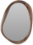 Gift Design Organikus tükör, mangófa kerettel, barna, aszimmetrikus design, 38x55 cm (GDKPAAE445640)