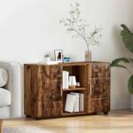 vidaXL Служебен шкаф FLORIN 88, 5 x 30, 5 x 55, 5 см Старо дърво (880299)