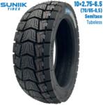 Suniik Anvelopa Semitaco 10x2, 75 Tubeless 70 65-6, 5 pentru Trotinete Electrice (C775)