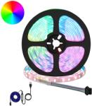 vidaXL LED szalag 24 pcs Fekete és Átlátszó 550 x 0, 8 x 0, 3 cm (3429133)