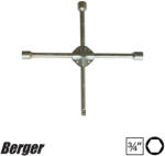 Berger 040209-0002 keresztkulcs CrV - 3/4"+24x27x32 mm (040209-0002)