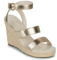 Only Szandálok / Saruk ONLAMELIA-16 WEDGE SANDAL FOIL Arany 37