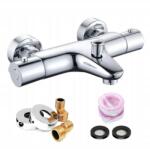 Maibang Kád Csaptelep Zuhany Fali Termosztát Fürdőszoba Csaptelep Kifolyócső Króm (P2246)