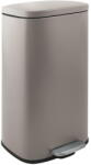 spirella Szürkésbarna acél pedálos szemetes 50 l Akira - Spirella