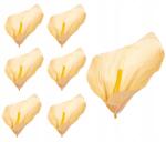 Dalia-RP Kalia calla nagy fejű sárga 6 db-os művirág szett (sztuczne kwiaty wiązanki kompozycje)