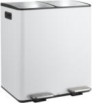 spirella Matt fehér acél szelektív pedálos szemetes 2x20 l Aliya - Spirella