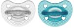 Chicco Suzetă Physio Luxe verde/gri 16-36m, 2 buc (AGS73035.32)