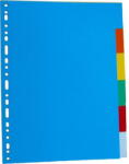 Optima Separatoare carton color, A4, 180g/mp, 12 culori/set, Optima (OP-412 OD K) - vexio