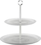 Ambition Serve 2 szintes kínáló ezüst (62140)