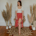 Céleste Középhosszú szoknyák TOURTERELLE Piros EU XS