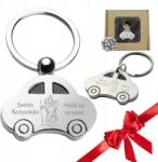  Ajándék Apu Nagypapa Fém Autó Kulcstartó Gravírozott