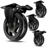 RBHome Forgó Kerekek 100 Mm-es Fékkel Futószett 500 Kg-ig Babakocsi Bútorhoz (KÓŁKA OBROTOWE Z HAMULCEM 100 MM DO 500 KG)