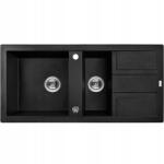 Laveo Barbados 1, 5 kamrás mosogató csaptelep csepegtetővel (SBB731T)