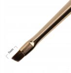 Molly Lac Precíziós körömdíszítő ecset Slanting Line 5mm Laskovska Brushes (Pędzel do zdobienia paznokci żelu akrylu)