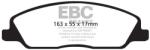 EBC set placute frana, frana disc EBC DP41869R (DP41869R)
