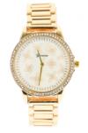 Geneva Ceas Dama casual, cu pietricele, GENEVA, auriu, quartz - GNVGOLD - ellegant Ceas