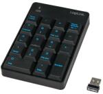 Logilink Tastatura numerica wireless LogiLink, 18 Taste, Receptor Nano, USB, Negru, 82 x 124 x 22 mm (ID0120)