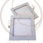 Masterled Proma 12 W-os süllyesztett meleg fehér négyzet alakú LED-es mennyezetlámpa (LEDMASTER-1971)