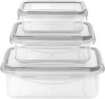 Siguro Fresh Keeper ételtároló doboz szett, 0, 24 l + 0, 5 l + 1 l, 3 darab (SGR-FO-P432Z)