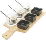 Koopman Tálalótálca, 10 db-os szett, 57 x 17 cm, bambusz (KO-210000720)