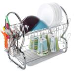 VERK GROUP Konyhai kétszintes edényszárító - Ezüst (VG489)