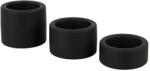 Erecto Liquid Silicone Ball Stretcher Set Black