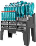 TOTAL csavarhúzók és bitek, 100 darabos készlet, CrV. THT2506100 (THT2506100)