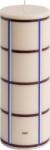 HAY Column M Свещ, кремаво, бордо, сребристо (AB401-A602-AU42)
