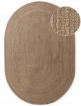 Hanse Home Covor în culoare naturală închisă reversibil/țesut manual din iută 160x230 cm Braided - Hanse Home Covor