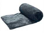  Sötétszürke CALMI mikroplüss takaró 150x200 cm
