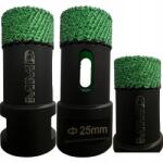 MMD Ø25 mm M14 bronz gyémánt lyukasztó a csempekerámia greslaphoz (MMD Otwornica diamentowa MMD Ø25 mm x M14)