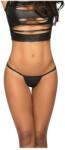 Mapalé - fényes mikro tanga (fekete) - sexshopcenter