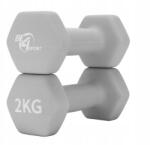 Be4Sport Neoprén Súlyzókészlet Edzéshez, Vas Súlyzók, 2x 2kg Ajándék (5161)