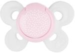  Chicco Physio szilikon nyugtató és altató cumi tárolódobozzal - Púderrózsaszín pöttyös