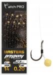 Match Pro MatchPro Masters Method előkék gumival M16-os 16-os méret 10cm Szakállas (908109)